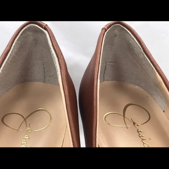 Jessica Simpson wedge size 7M brown - Picture 8 of 12